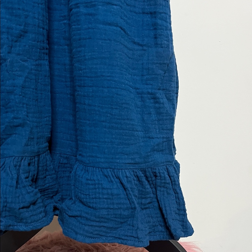 Universal Thread Elegant Blue Ruffle Maxi Dress - image 4